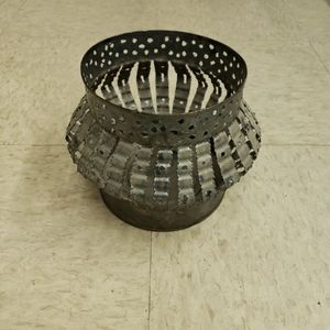 Rustic metal basket